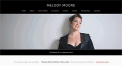 Desktop Screenshot of melodymooresoprano.com