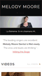 Mobile Screenshot of melodymooresoprano.com